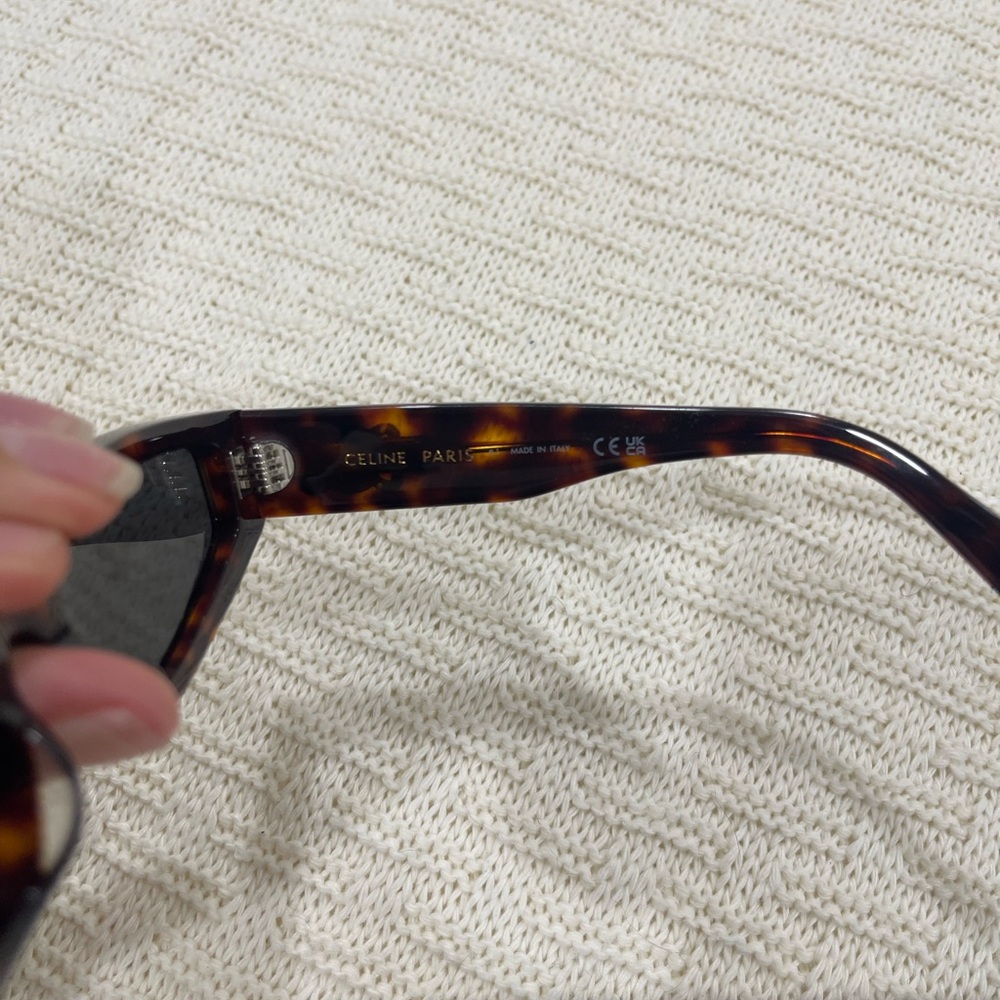 Celine Brown Rectangular Sunglasses - image 3